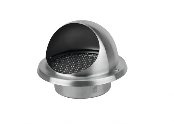 Procesamiento personalizable de acero inoxidable 201 304 Ventanas de aire 100 mm redonda de la rejilla de ventilación cubierta de ventilación de la pared salida de ventilación