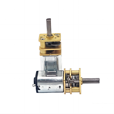 JGA12-N20 Motor de engranajes DC 3V 6V 12V Reducción de engranaje de metal reversible con codificador