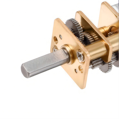 JGA12-N20 Motor de engranajes DC 3V 6V 12V Reducción de engranaje de metal reversible con codificador