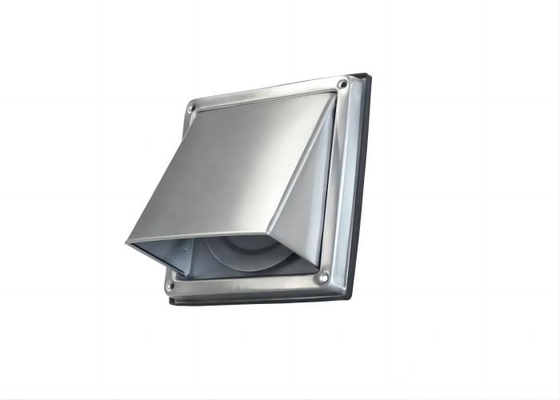 Venta caliente OEM diseño exterior de ventilación de pared lateral con persianas con tubo según el dibujo