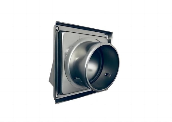Venta caliente OEM diseño exterior de ventilación de pared lateral con persianas con tubo según el dibujo