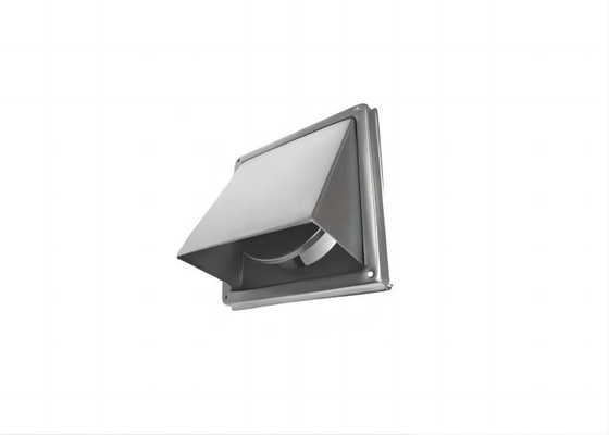 Cubierta de ventilación de secador de 4 pulgadas 304 cubiertas de escape de pared de acero inoxidable con 4 lavadoras de tornillo resistente a la intemperie ventilación de pared exterior