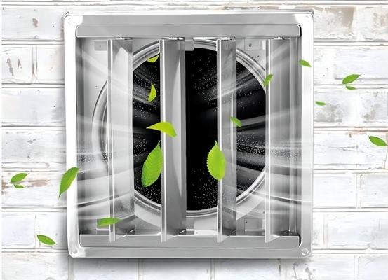 Por mayor 4 pulgadas de ventilación de aire Grill SUS304 ventilador 100mm salida de pared de ventilación de aire cuadrado, extractor de secador cuadrado