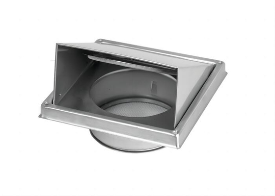 Rejilla resistente a la intemperie Rejilla de ventilación 100 125 150 mm de acero inoxidable V2 A