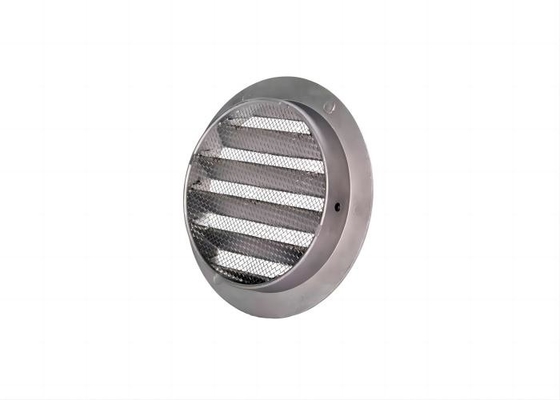 Fábrica final de fundición a presión de pared redonda de aire exterior de aluminio con malla