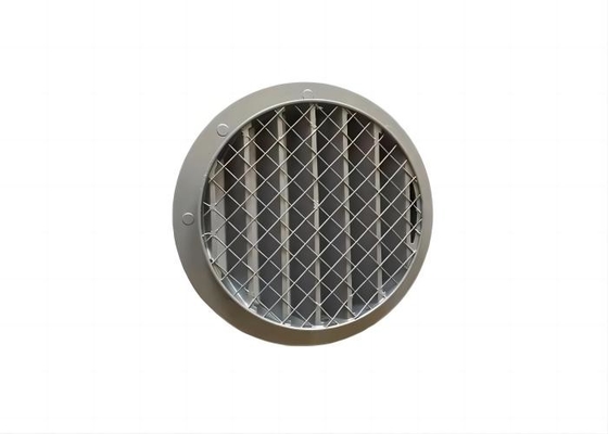Fábrica final de fundición a presión de pared redonda de aire exterior de aluminio con malla