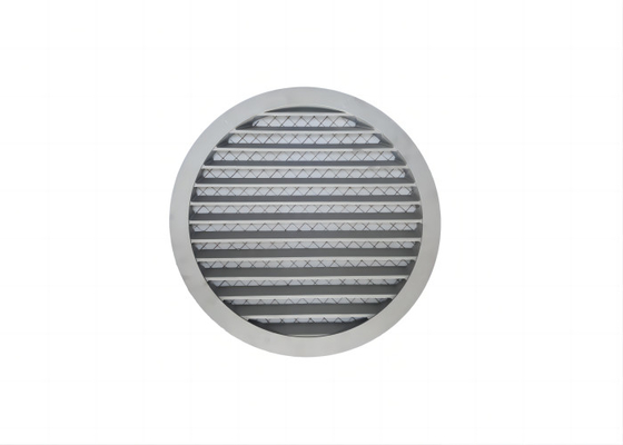 Fábrica final de fundición a presión de pared redonda de aire exterior de aluminio con malla