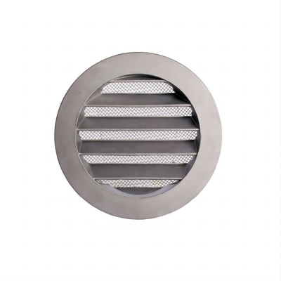 Fábrica final de fundición a presión de pared redonda de aire exterior de aluminio con malla