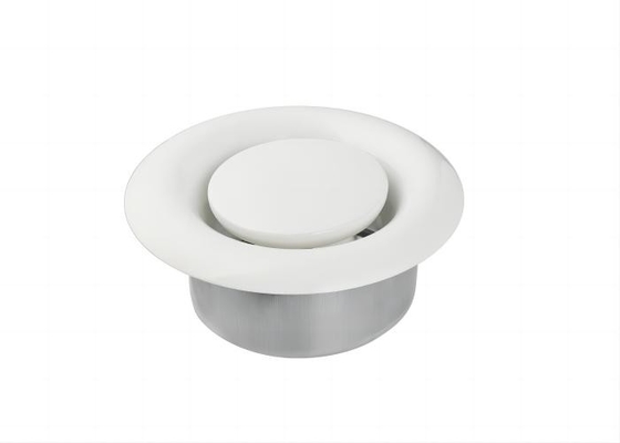 Rejilla de ventilación de acero Difusor de aire Disco de escape de aire válvula de metal cubre las rejillas de ventilación redondas