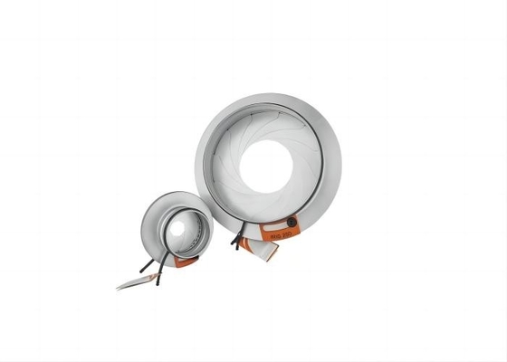 Amplificador de iris ajustable de acero galvanizado con presión de flujo de aire integral
