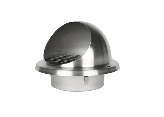 Acero inoxidable barata impermeable de aire redondo de ventilación cubierta de ventilación de techo para HVAC sistema de ventilación de aire acondicionado