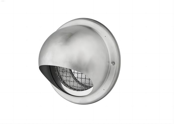 Procesamiento personalizable de acero inoxidable 201 304 Ventanas de aire 100 mm redonda de la rejilla de ventilación cubierta de ventilación de la pared salida de ventilación