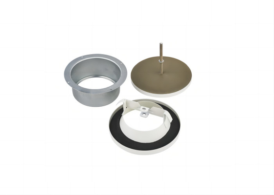 Estilo europeo fácil de instalar ventilador de ventilación circular de metal de suministro de aire difusor ventiladores redondos de aire