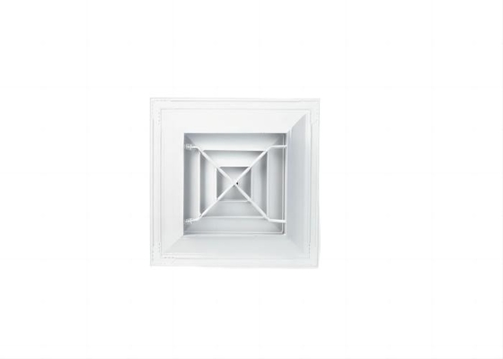 Sistema HVAC suministro de aire difusor de aluminio 4 vías cuadradas del techo de aire difusor 10 Top10 en más popular Hvac acceso de conductos de aire