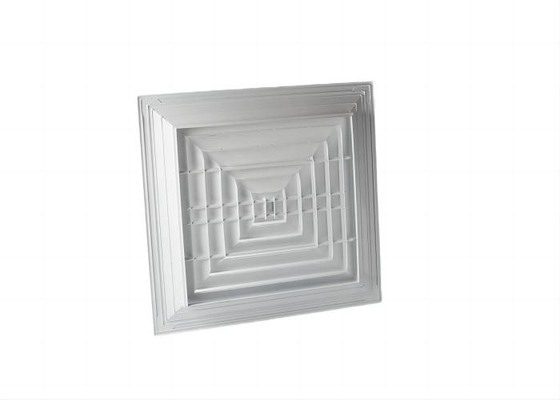 Sistema HVAC suministro de aire difusor de aluminio 4 vías cuadradas del techo de aire difusor 10 Top10 en más popular Hvac acceso de conductos de aire