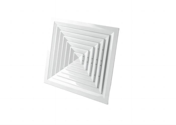 Sistema HVAC suministro de aire difusor de aluminio 4 vías cuadradas del techo de aire difusor 10 Top10 en más popular Hvac acceso de conductos de aire