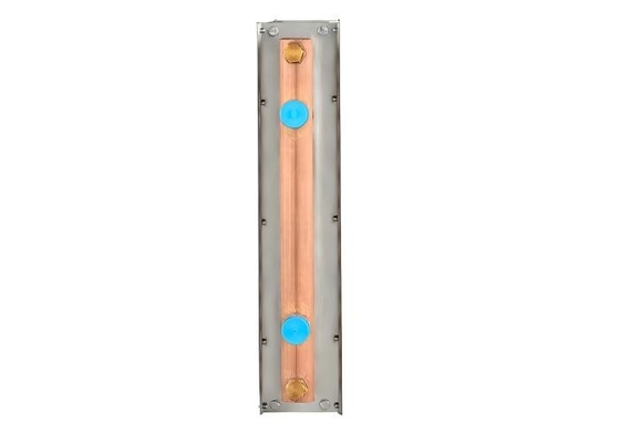 Bomba de calor AHU aire acondicionado de oro de aluminio de aleta de cobre tubo de la forma de L evaporador bobina intercambiador de calor