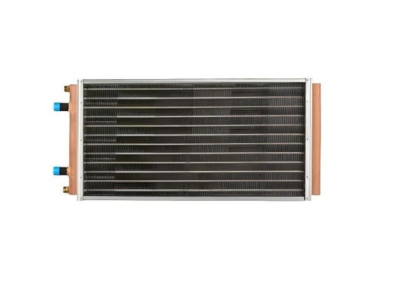 Bomba de calor AHU aire acondicionado de oro de aluminio de aleta de cobre tubo de la forma de L evaporador bobina intercambiador de calor