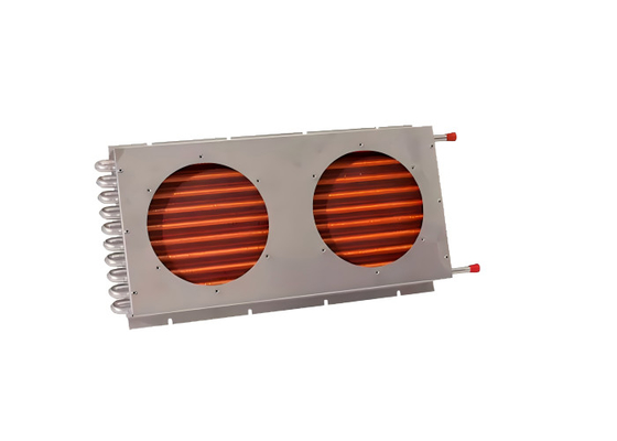 Componentes de congelador tubo de cobre evaporador bobina de refrigeración condensador intercambiador de calor para enfriamiento refrigeración Vitrina