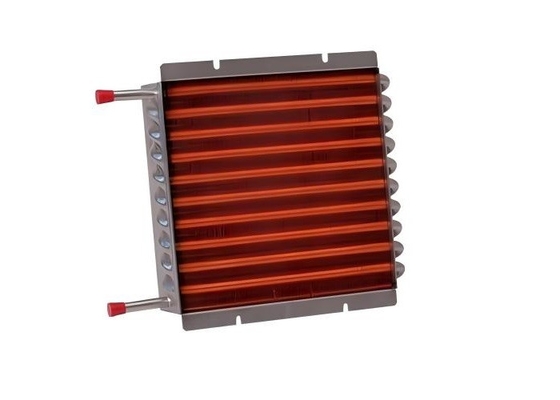 Unidad de condensación de congelador de evaporador de tubo de cobre bobina de evaporador de refrigeración con aletas de aluminio para uso comercial