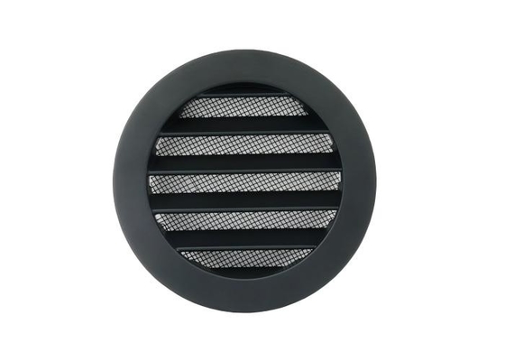 Grilla de ventilación redonda y plana de 160 mm con mosquitos