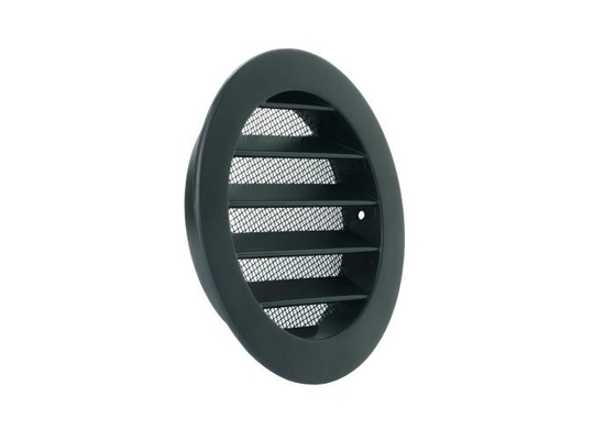 Grilla de ventilación redonda y plana de 160 mm con mosquitos