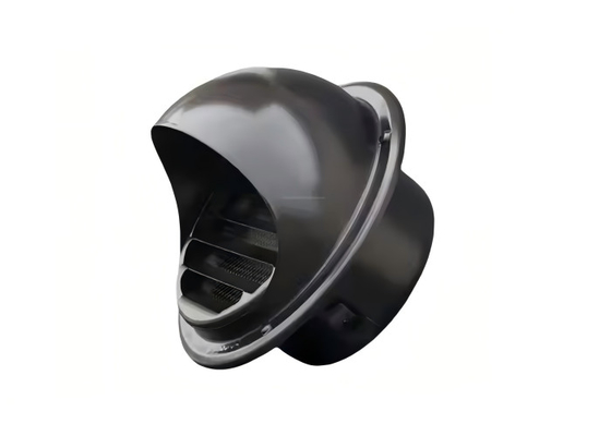 Grilla esférica BLACK Ventas de aire Las válvulas de ventilación 100 mm con malla gruesa de paso alto 304 material inoxidable stell