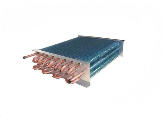 Contenedor de tubos de cobre de forma diferente de aluminio de aleta para intercambiadores de calor, condensadores y evaporadores para aire acondicionado comercial