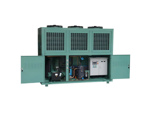 5HP 10HP 15HP agua de inmersión fría chiller bitzer compressor r404 recíproco semi-cerrado Unidad de condensación de refrigeración
