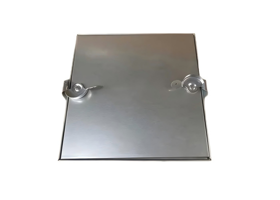 Puerta de acceso de conducto de acero recubrido de zinc curva extraíble para inspección