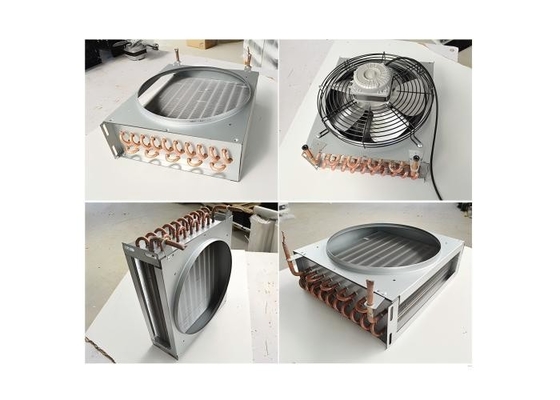 Parte de repuesto del aire acondicionado central Expansión directa (DX) Condensador Evaporador Volante de intercambiador de calor
