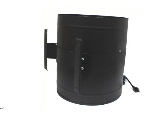 10 pulgadas de ventilador en línea 1019 CFM conducto de refuerzo de escape de refrigeración de ventilación puede ventilador negro