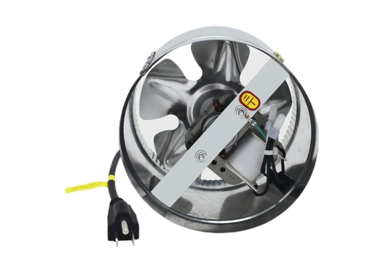 6 pulgadas 240 CFM Booster Fan Inline Duct Vent Blower para HVAC de escape y admisión 5.5 'cordón de alimentación con tierra