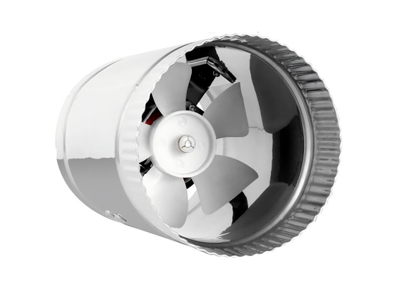 Ventilación en línea ventilador de escape 6 &quot;/150 mm hoja metálica 25W extractor de conducto de ventilación en